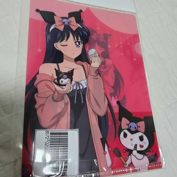 [BUNJANG] Sailor Mars x Kuromi Mini Clear File / 세일러 마스 쿠로미 미니 클리어파일