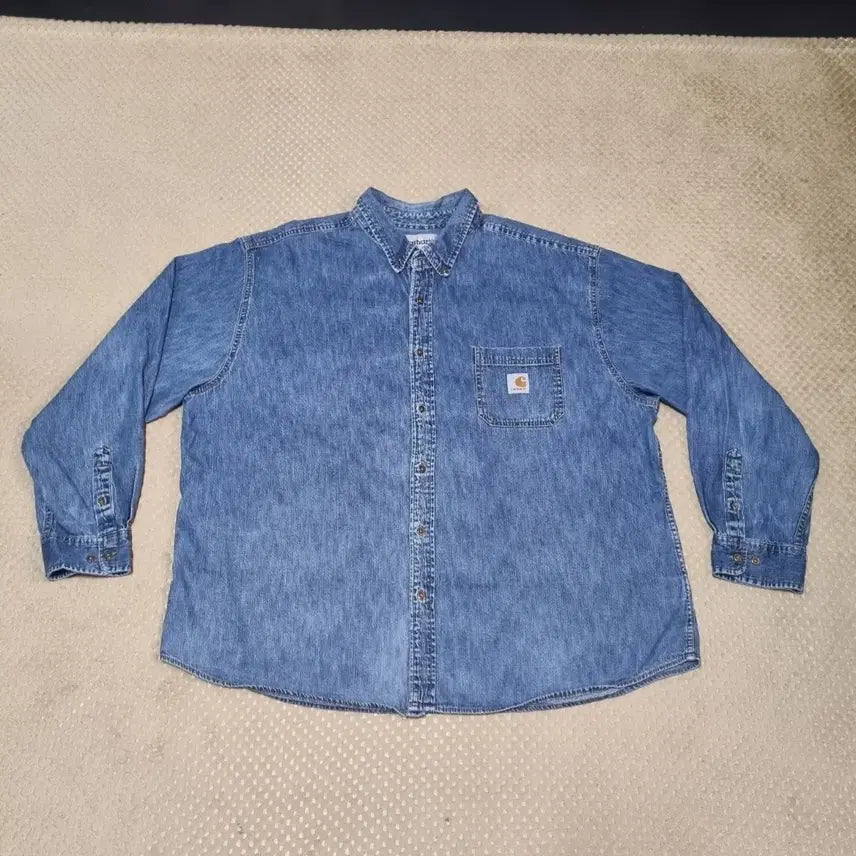 [BUNJANG] Carhartt Denim Shirt XL / (XL) 칼하트 데님 셔츠