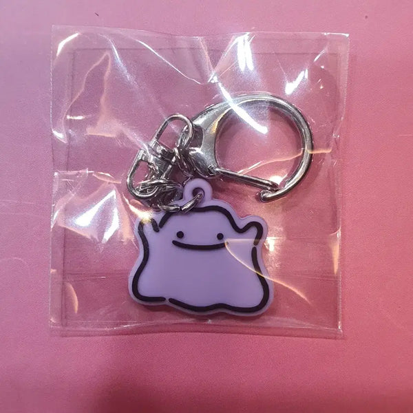 [BUNJANG] Colorgram Pokemon Collaboration Ditto Charm Keychain (Sealed) / 컬러그램 포켓몬 콜라보 메타몽 참 키링 미개봉