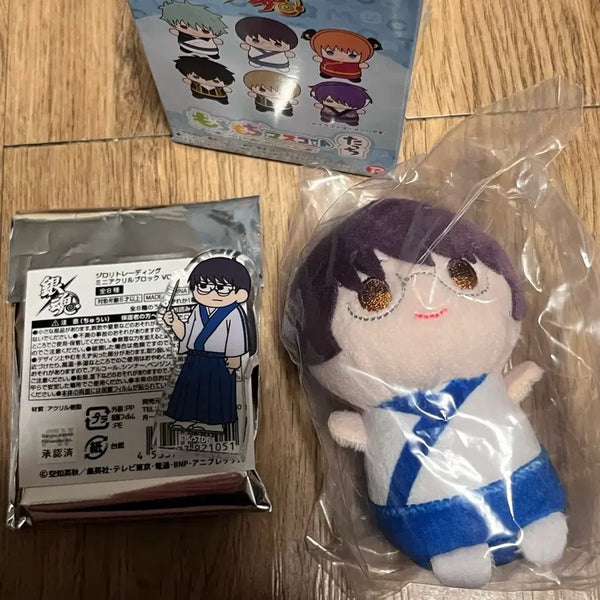 [BUNJANG] Gintama Shinpachi Jirokori Acrylic Block & Mochi-Mascot Touch Bundle Set (Sealed) / 일괄, 미개봉) 은혼 신파치 지로리 아크릴블록, 모찌마스 터치