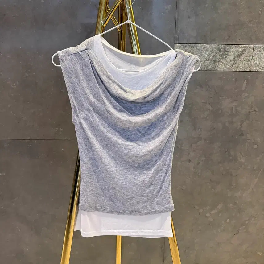 [BUNJANG] Moabbin Layered T-Shirt / 모아빈 레이어드 티