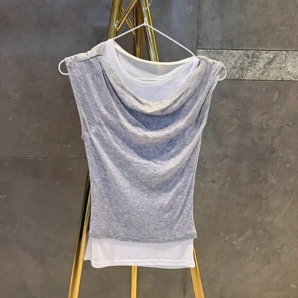 [BUNJANG] Moabbin Layered T-Shirt / 모아빈 레이어드 티
