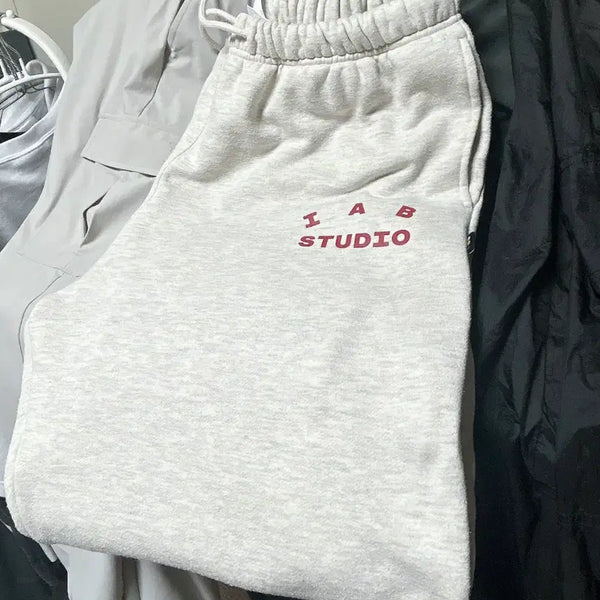 [BUNJANG] IAB Studio Jogger Pants Oatmeal XL / IAB 스튜디오 조거 팬츠 오트밀 XL