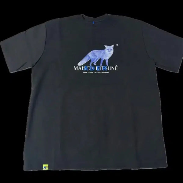 [BUNJANG] Maison Kitsuné x Ader Error Bitmap T-Shirt Black / [a1] 아더에러 메종키츠네 비트맵 티셔츠 블랙 단품
