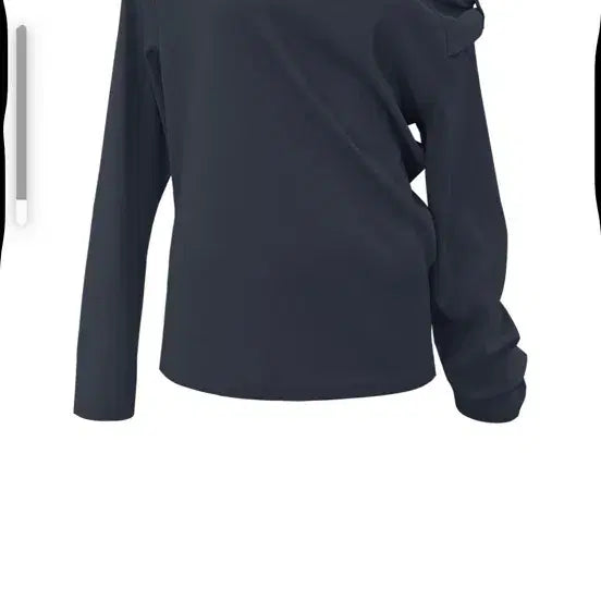 [BUNJANG] Chemise ONE-SHOULDER LONG SLEEVE Top / 체메씨 BOW ONE-SHOULDER LONG SLEEVE 원숄더