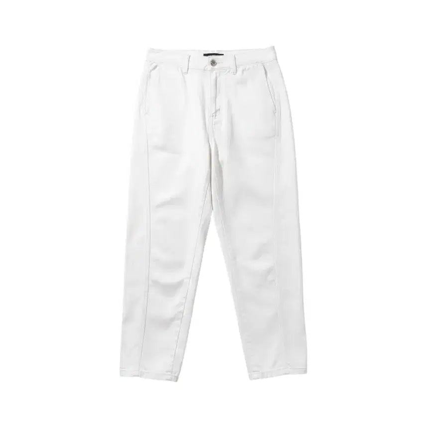 [BUNJANG] Musinsa Standard Cream Panel Pants / 여성26/ 무신사스탠다드 크림색 절개 팬츠 바지 22-25