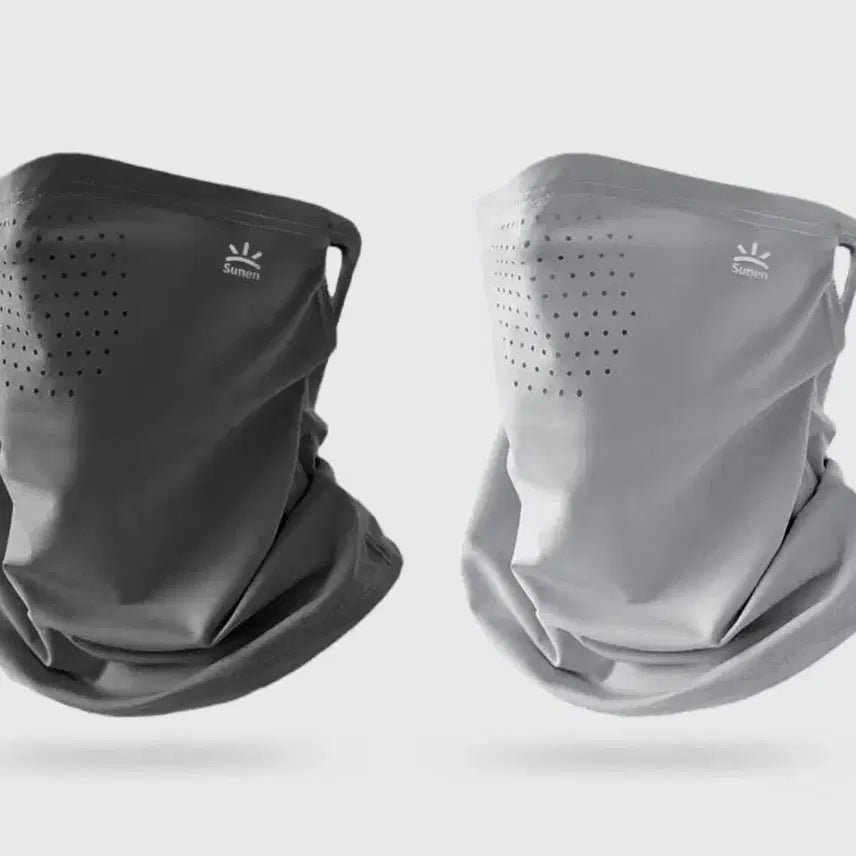 [BUNJANG] Ice Silk UV Protection Neck Guard Set (2 Pieces) / 아이스 실크 자외선차탄 넥가드 2개 일괄(새상품)