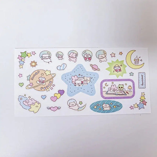 [BUNJANG] Heartship Studio Starry Universe Travel Sticker / 하트쉽스튜디오 별나라 우주여행 스티커