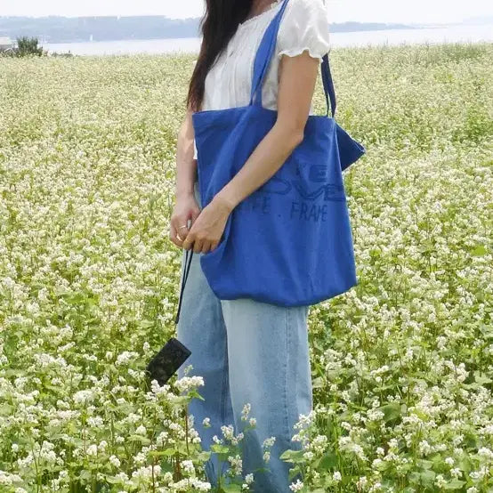 [BUNJANG] lllf Blue Lemon Eco Bag / lllf 에코백