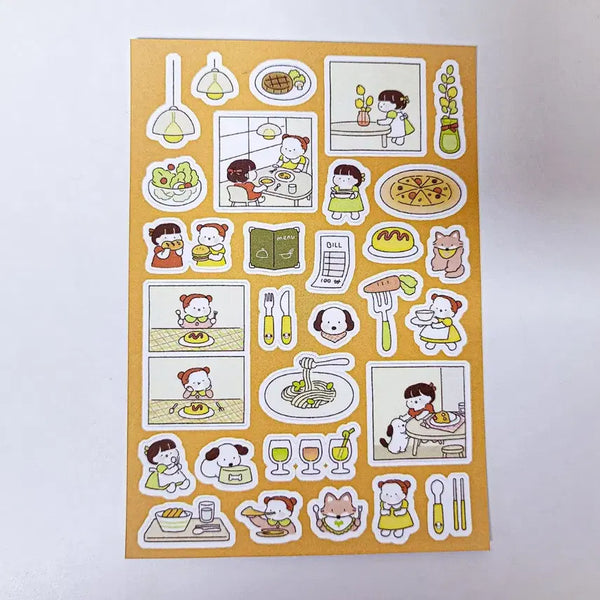 [BUNJANG] Honeymanna Nyam Nyam Mode Sticker / 허니만나 냠냠모드 스티커