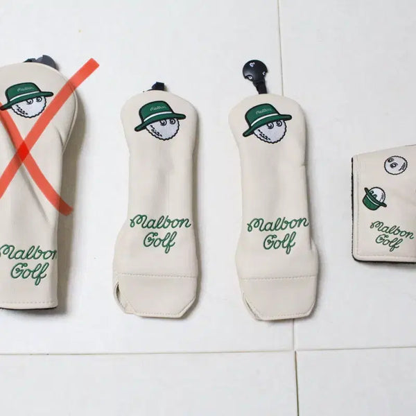 [BUNJANG] Malbon Bucket Utility Covers (2 pcs), Putter Cover / 말본 버킷 유틸 2개, 퍼터 커버 새상품