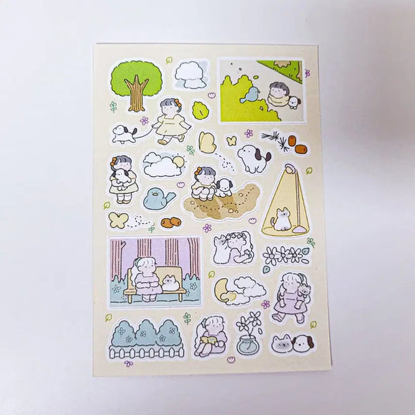[BUNJANG] Honeymanna Bam San-chaek Stickers / 허니만나 밤산책 스티커