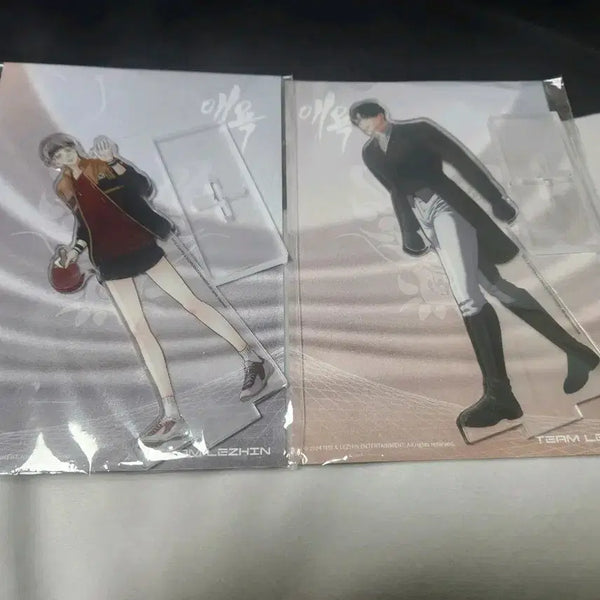 [BUNJANG] Ae-yuk Baek Ji-tae & Kwon Mi-eum Acrylic Standee Set (Sealed) / 애욕 백지태 권미음 아크릴 스탠드 미개봉 일괄
