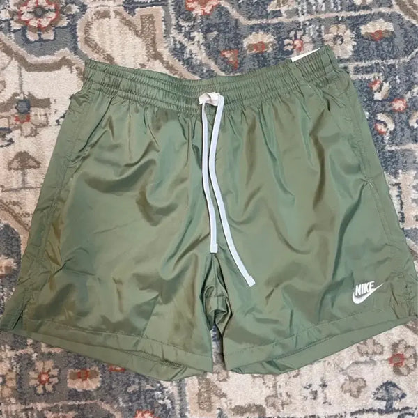[BUNJANG] Nike NSW Woven Flow Shorts Oil Green (New, L) / 나이키 NSW 우븐  플로우  오일 그린 (새제품.L)