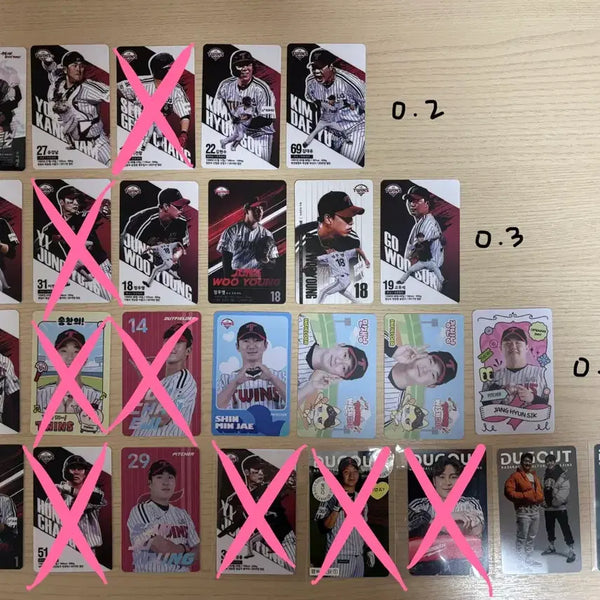[BUNJANG] LG Twins Photocards / 엘지트윈스 포카 판매 (대부분 정가 이하 양도)