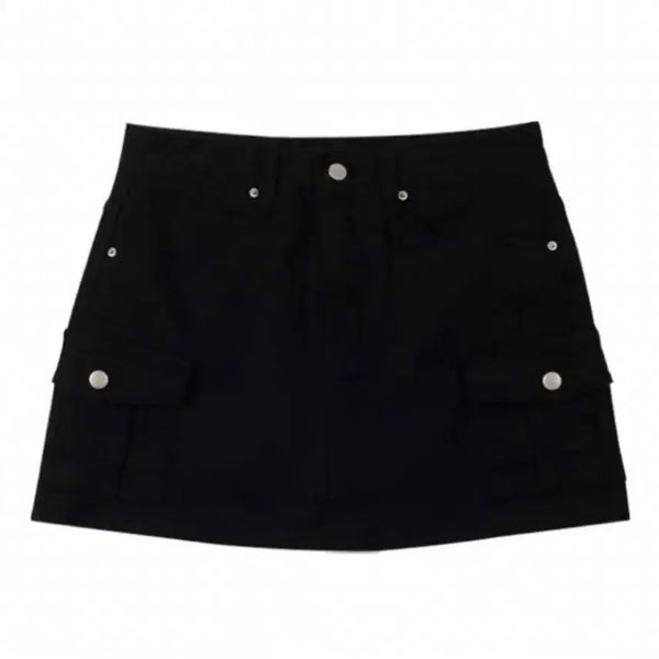 [BUNJANG] AZON Cargo Skirt Black M / 애즈온 카고스커트 블랙 M