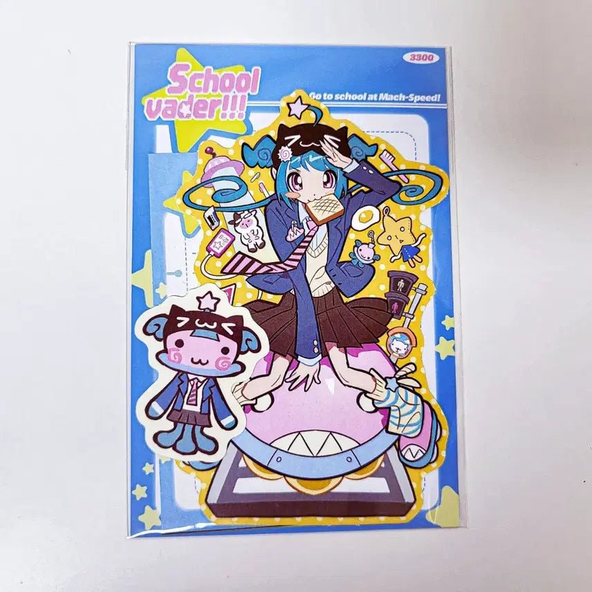 [BUNJANG] Invader Darling School Invader UFO Sticker Set / 인베이더달링 스쿨베이더 ufo 조각스티커