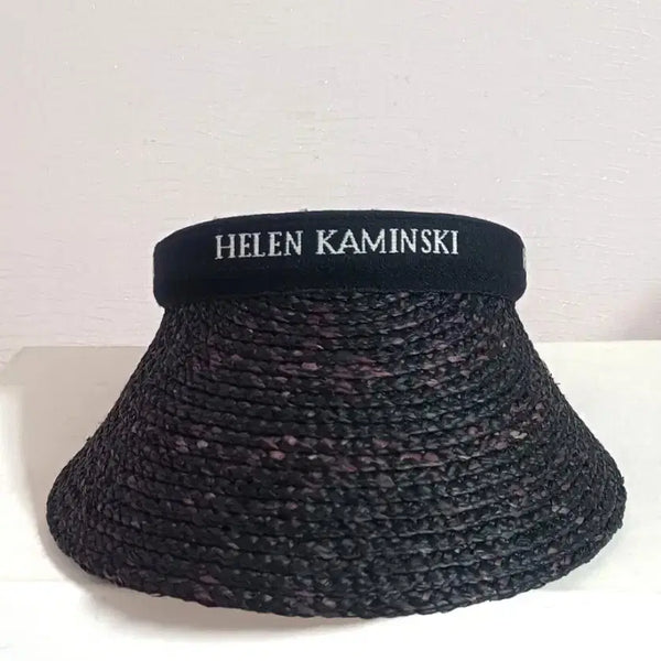 [BUNJANG] Helen Kaminski Alecia Raffia Sun Visor Black / [정품] 헬렌카민스키 알레치아(Alecia) 라피아 선바이저 블랙