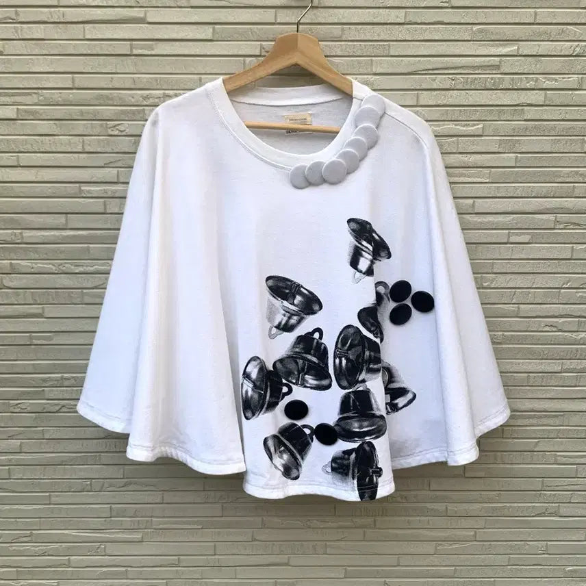 [BUNJANG] Stephan Cook Silver Bell Cape Poncho / 스테판 쿡 실버 벨 케이프 판초
