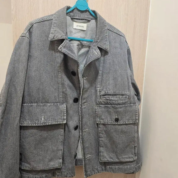 [BUNJANG] Lemaire Denim Jacket Grey M / 르메르 데님 자켓 그레이 M