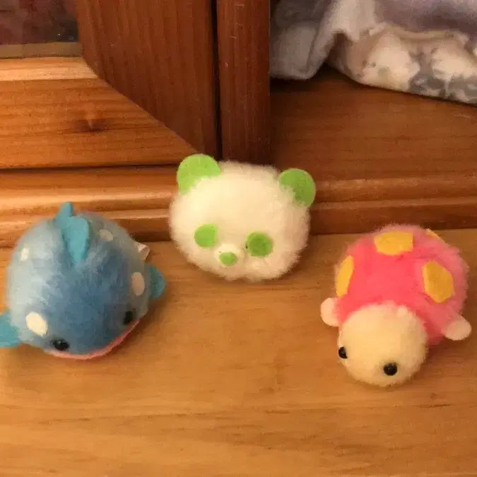 [BUNJANG] Miniature Turtle and Whale Figurines Set / (세트) 일본 고전 똥사이즈 초미니 초소형 거북이 고래 인형 피규어 키티