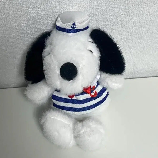 [BUNJANG] Snoopy Marine Look Plush Keychain / 스누피 인형 키링