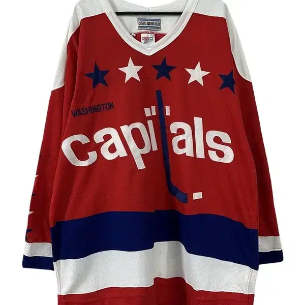 [BUNJANG] CCM Washington Capitals 90s Vintage Authentic Hockey Jersey / [40] 90s CCM 워싱턴캐피털스 빈티지 어센틱 하키저지