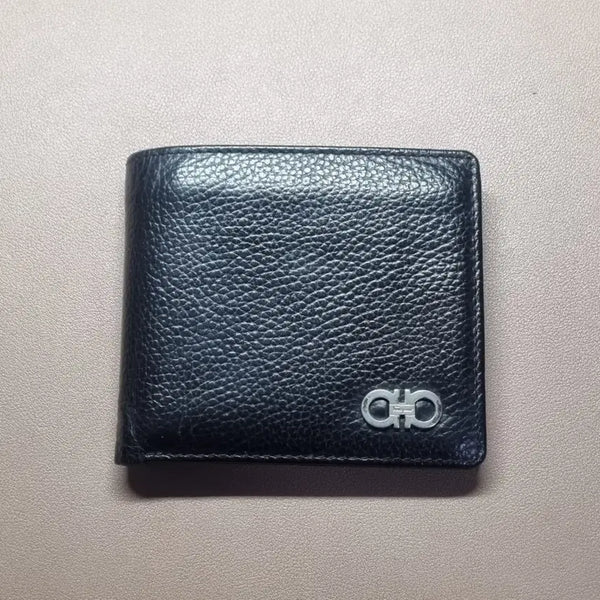 [BUNJANG] Salvatore Ferragamo Gancini Logo Bifold Wallet / 페라가모 간치니 로고 반지갑
