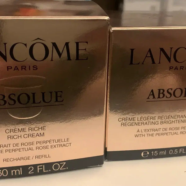 [BUNJANG] Lancôme Absolue Rich Cream 60ml & Light Cream 15ml Set / <급처>랑콤 압솔뤼 리치 크림 60ml / 라이트 크림 15ml
