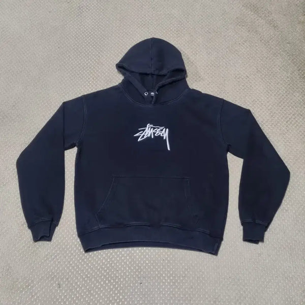 [BUNJANG] Stussy Hooded Sweatshirt Black M / (M) 스투시 후드티 블랙