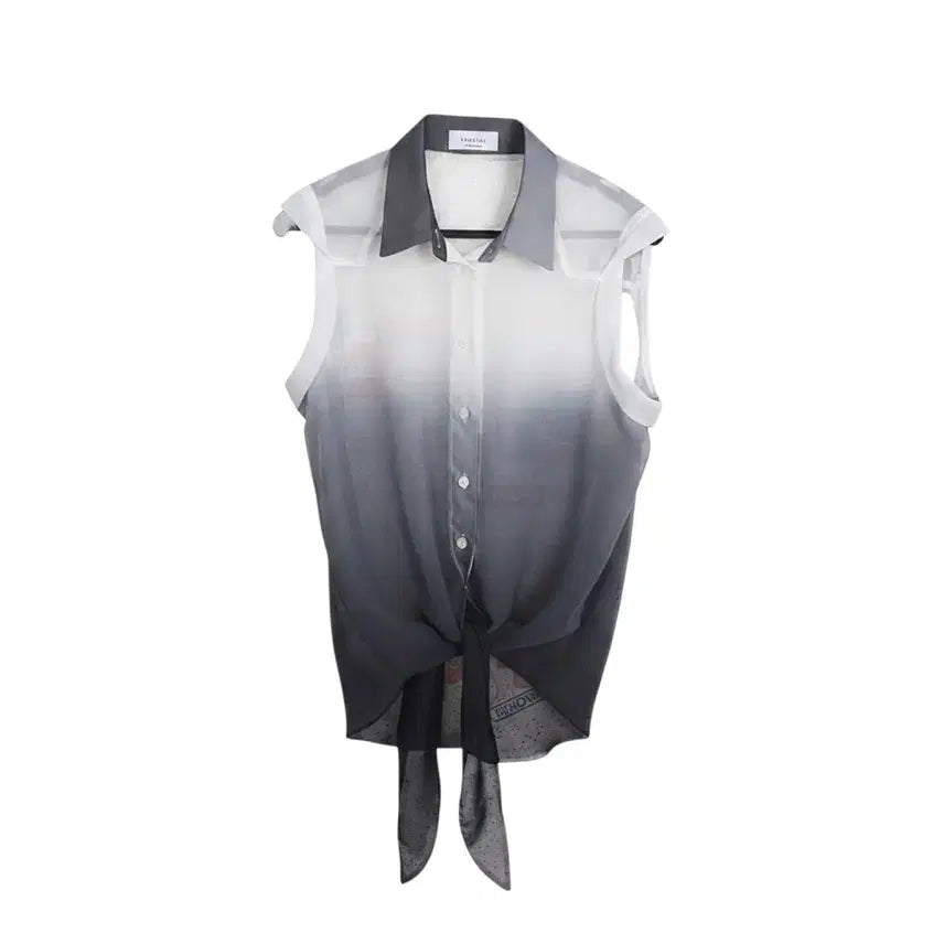 [BUNJANG] Women's Gradient Blouse / 여성F/ 코드1121 국내제작 그라데이션 묶음 블라우스 24-10