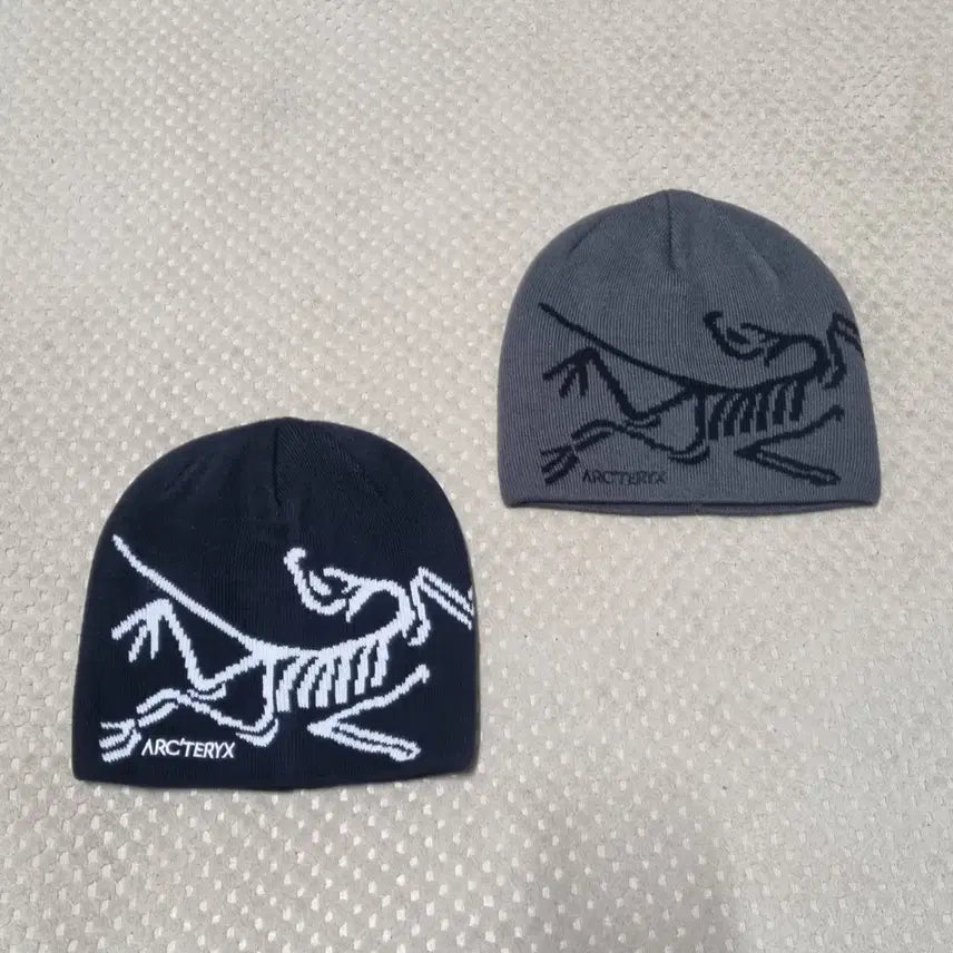[BUNJANG] Arc'teryx Beanie (Black/Gray) / 아크테릭스 비니 (블랙/그레이)