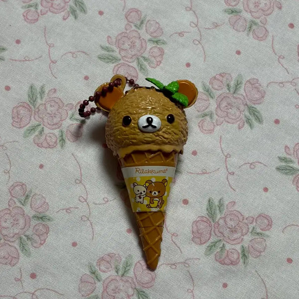 [BUNJANG] Rilakkuma Ice Cream Keychain / 리락쿠마 아이스크림 키링