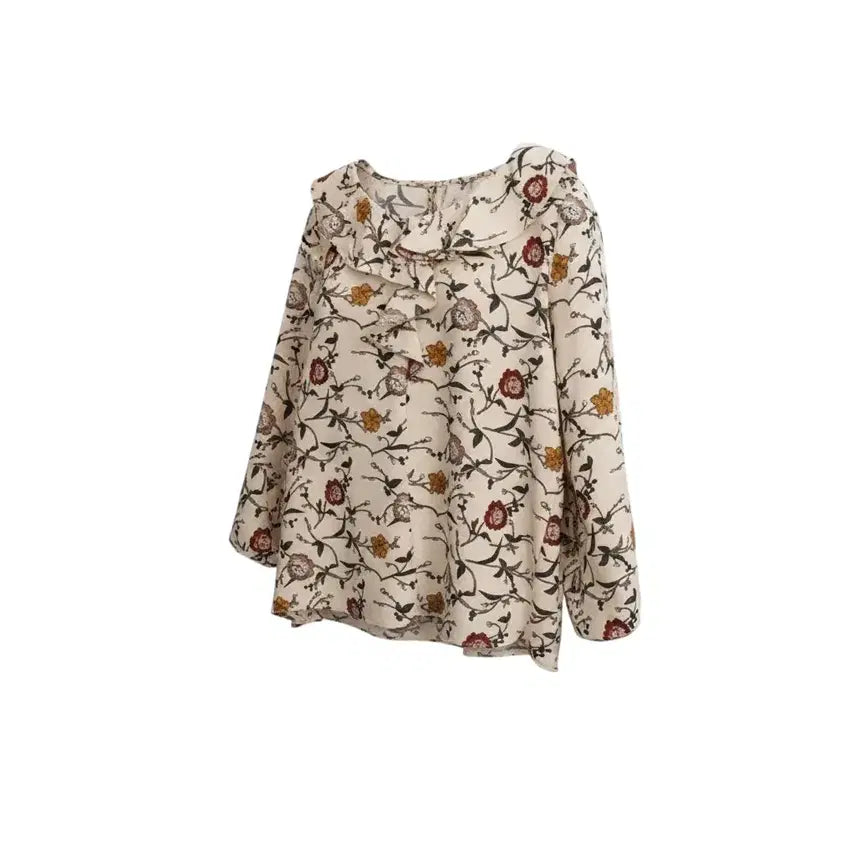 [BUNJANG] IGN Floral Blouse / 여성95/ IGN 플로럴 블라우스 24-20