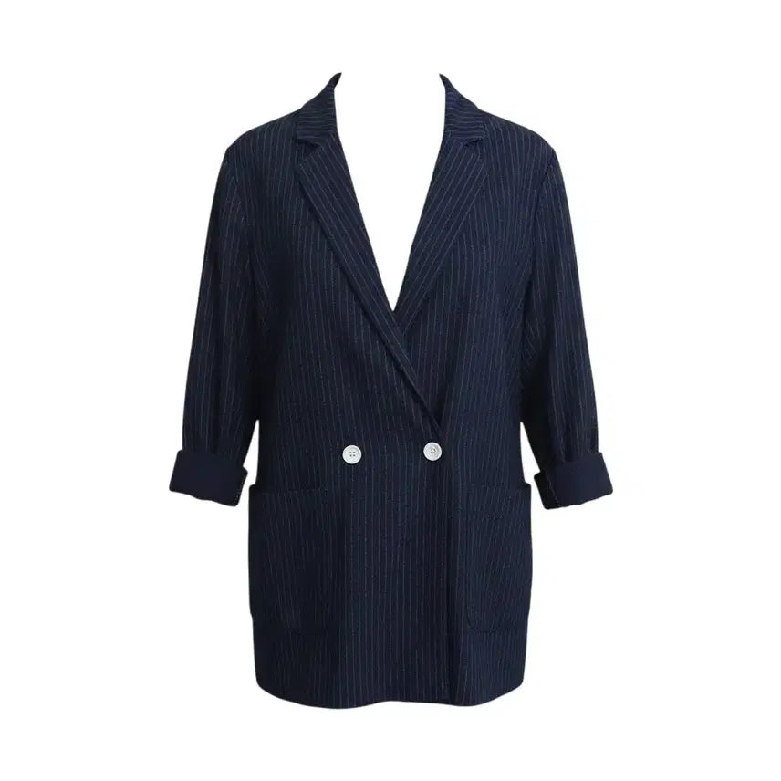 [BUNJANG] LUVLUV Women's Striped Jacket F/L (Made in Korea) / 여성F/ LUVLUV 국내제작 스트라이프 자켓 24-92
