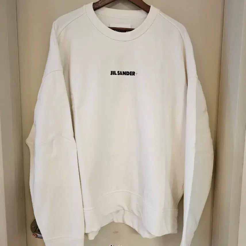[BUNJANG] Jil Sander Oversized Logo Sweatshirt White XXL / [정품] 질샌더 오버핏 로고 맨투맨 화이트 XXL