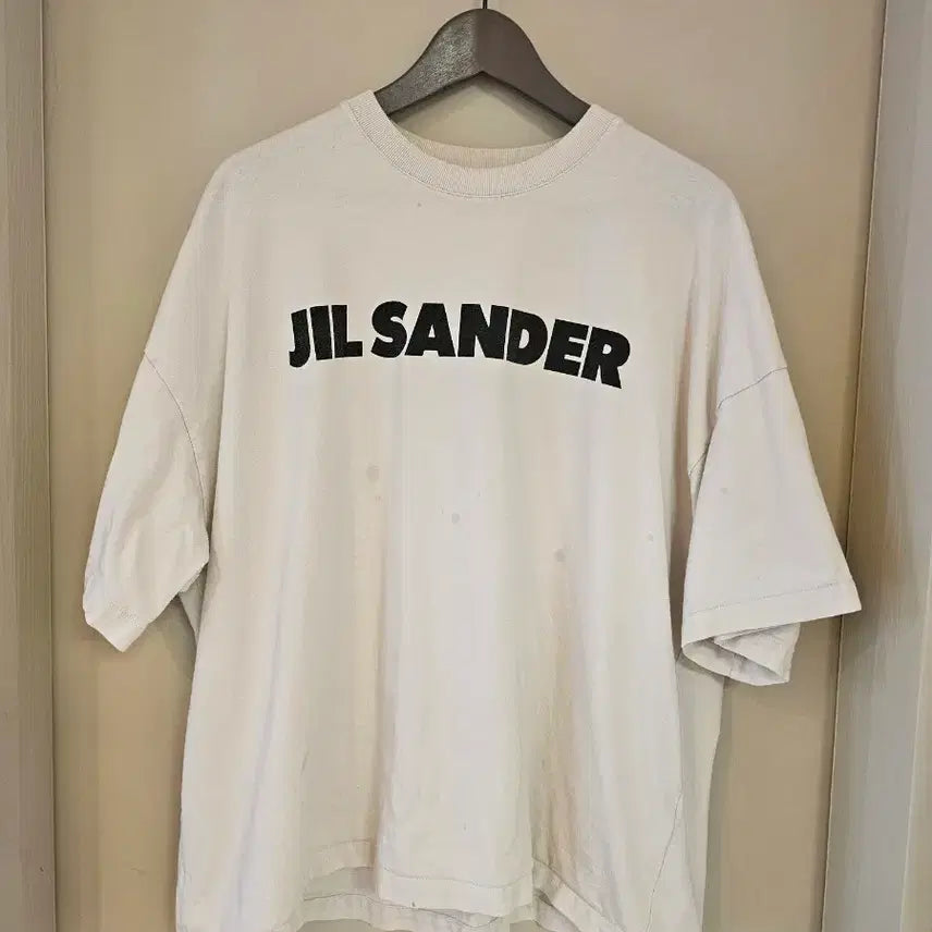 [BUNJANG] Jil Sander Oversized Logo T-Shirt White XL / [정품] 질샌더 오버핏 로고 티셔츠 화이트 XL