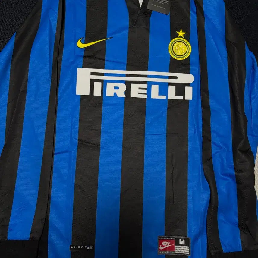 [BUNJANG] Vintage Retro Inter Milan Long Sleeve Jersey - Size M / 빈티지 레트로 인터밀란 유니폼 긴팔