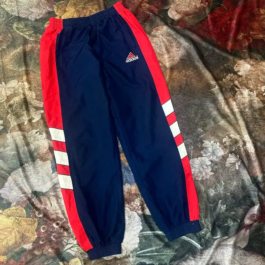 [BUNJANG] Adidas Old School Performance Logo Navy Track Jogger Pants / 아디다스 올드스쿨 퍼포먼스로고 네이비트랙조거팬츠 90 나이키 조거팬츠