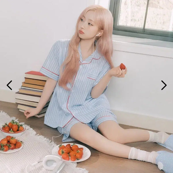 [BUNJANG] Dossi Stripe Pajama Set / [새상품] 도씨 스트라이프 파자마 세트가격