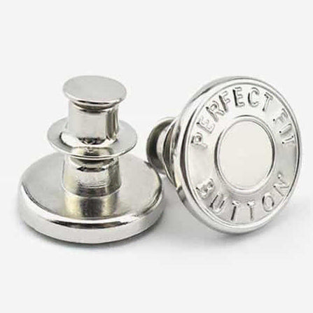 [BUNJANG] Magic Adjustable Waist Button Extender (1pc) / 바지 단추 허리수선 셀프 요술 허리 조절 매직 단추 1EA 바지 늘리기