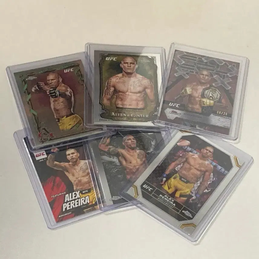 [BUNJANG] Alex Pereira UFC Topps & Panini Card Set - /20 Limited & Insert Cards / 탑스&파니니UFC 알렉스 페레이라 /20한정,인서트 세트