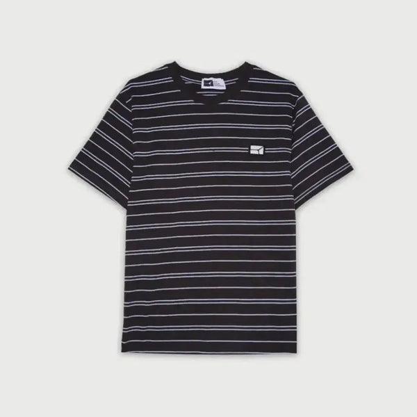 [BUNJANG] Hifi Sound Reference Short Sleeve T-Shirt Black White Stripe / [새상품] 하이파이사운드레퍼런스 반팔