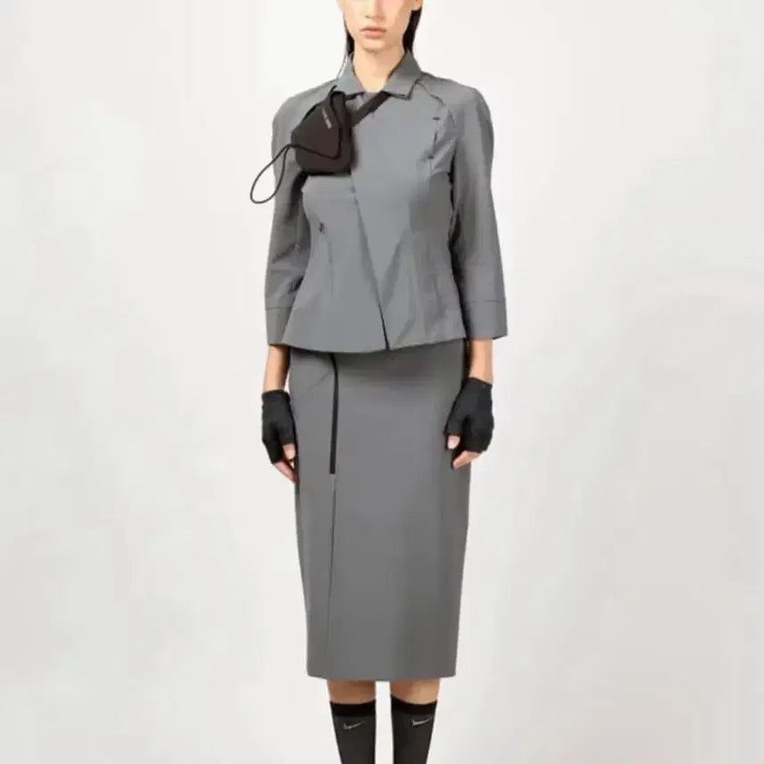 [BUNJANG] HYEIN SEO Pencil Skirt Grey / 혜인서 펜슬스커트 그레이