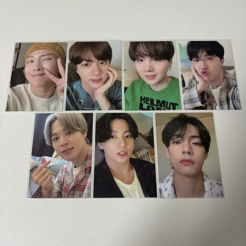 [BUNJANG] BTS Be Mini Photocard RM, Jin, Suga, J-Hope, Jimin, V, Jungkook / 방탄 bts be 파자마 미니 포카 남준 석진 윤기 호석 지민 태형 정국