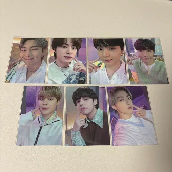 [BUNJANG] BTS (방탄소년단) 'Concert For Us' Pajama Mini Photocard Set (RM, Jin, Suga, Jimin, V, Jungkook) / 방탄 bts 소우주 파자마 미니 포카 남준 석진 윤기 지민 태형 정국