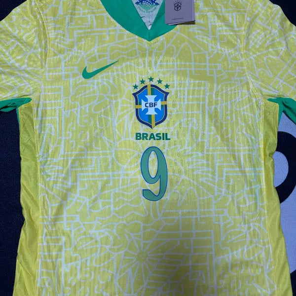 [BUNJANG] Vintage Retro Brazil Uniform Short Sleeve T-Shirt XL / 빈티지 레트로 브라질 유니폼 반팔