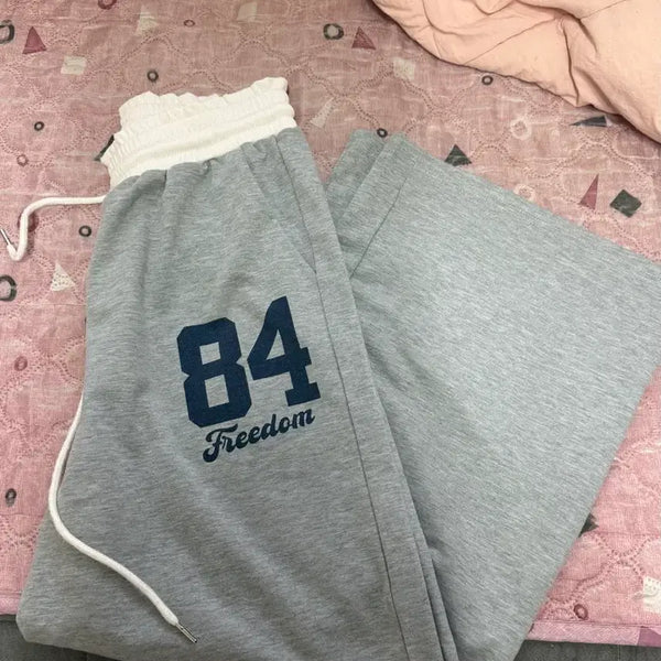 [BUNJANG] Training Gray Wide Pants / 트레이닝 그레이 와이드 팬츠