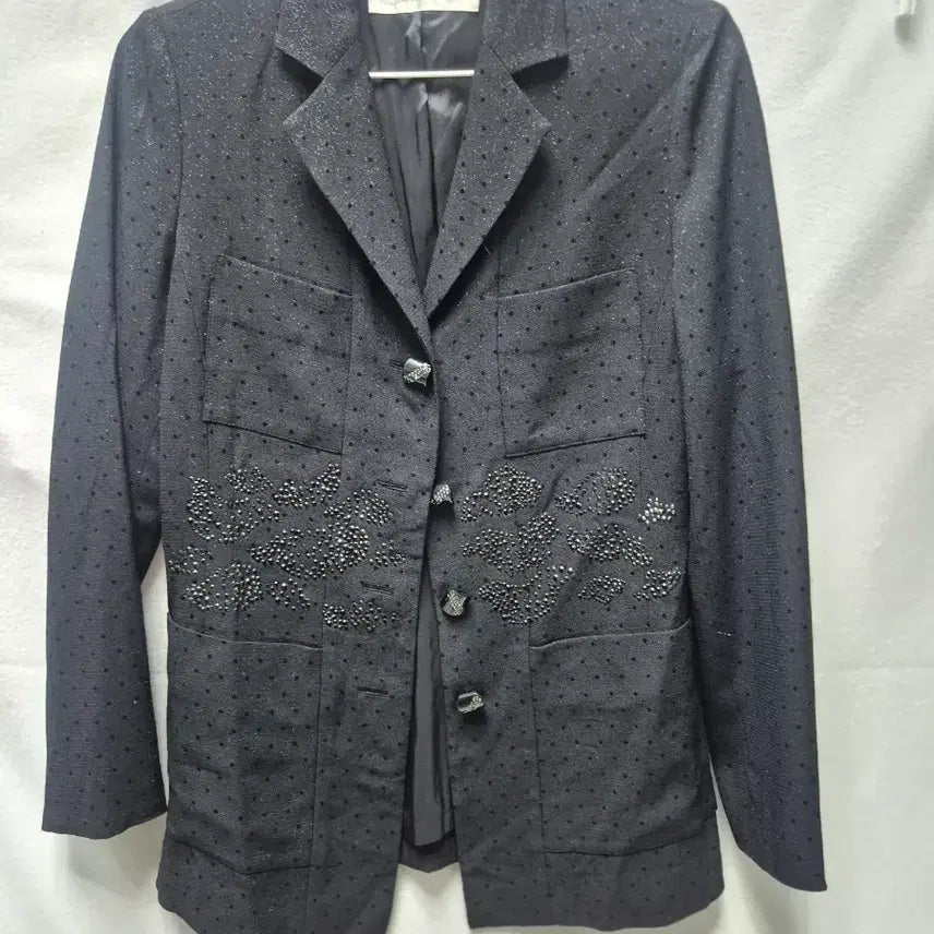 [BUNJANG] Embroidery Jacket Black S / 엠브로이더리 자켓 블랙 S
