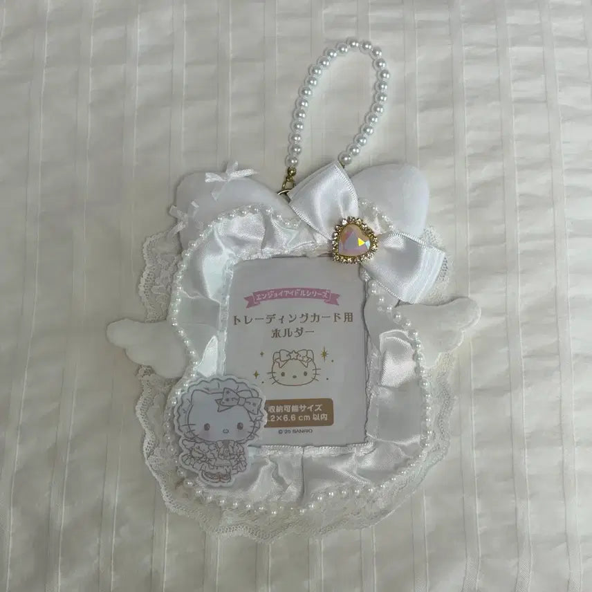 [BUNJANG] Sanrio Hello Kitty Enjoy Idol Pure White Angel Photocard Holder / 산리오 엔조이 아이돌 헬로키티 순백천사 엔젤 포카홀더 포토카드 홀더
